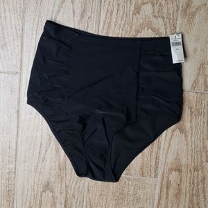 Aerie high waist full coverage black swim bottom